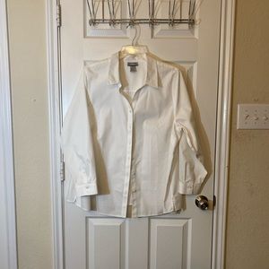 CATHERINES White Button Up Blouse